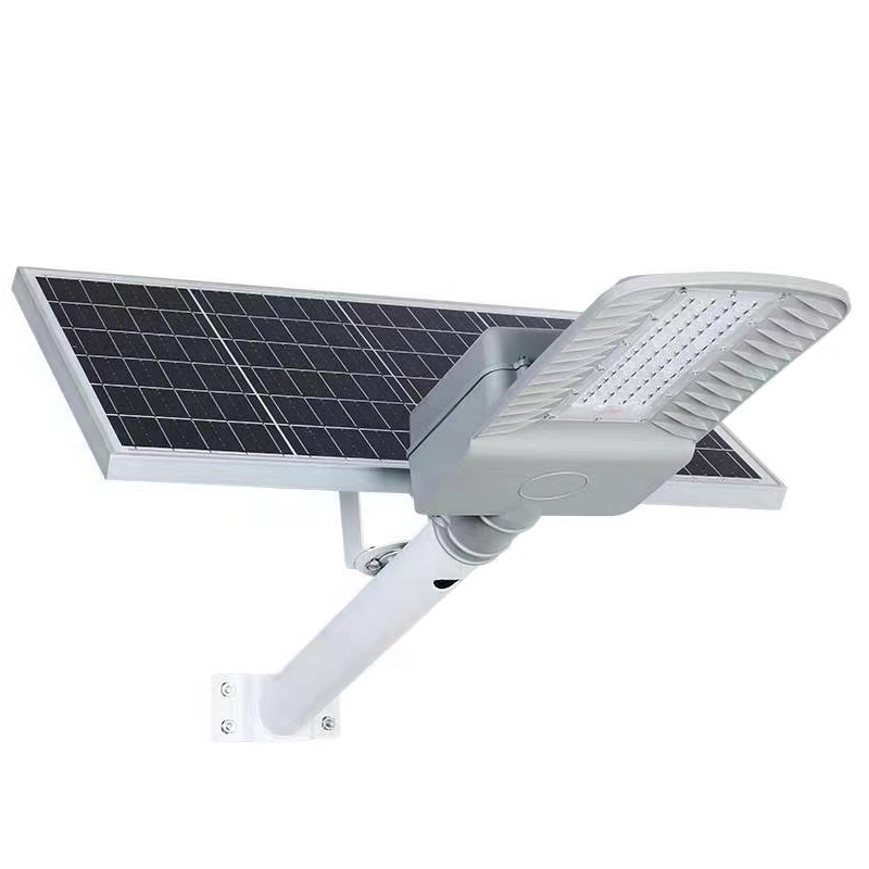 Ci stradal LED cu panou solar SMD 60W 6500K LM-101-1 bridgelux sur