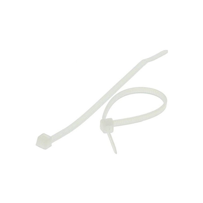 CURELUSA CABLU 150X7,6MM ALBE (100BUC/PAC) BM