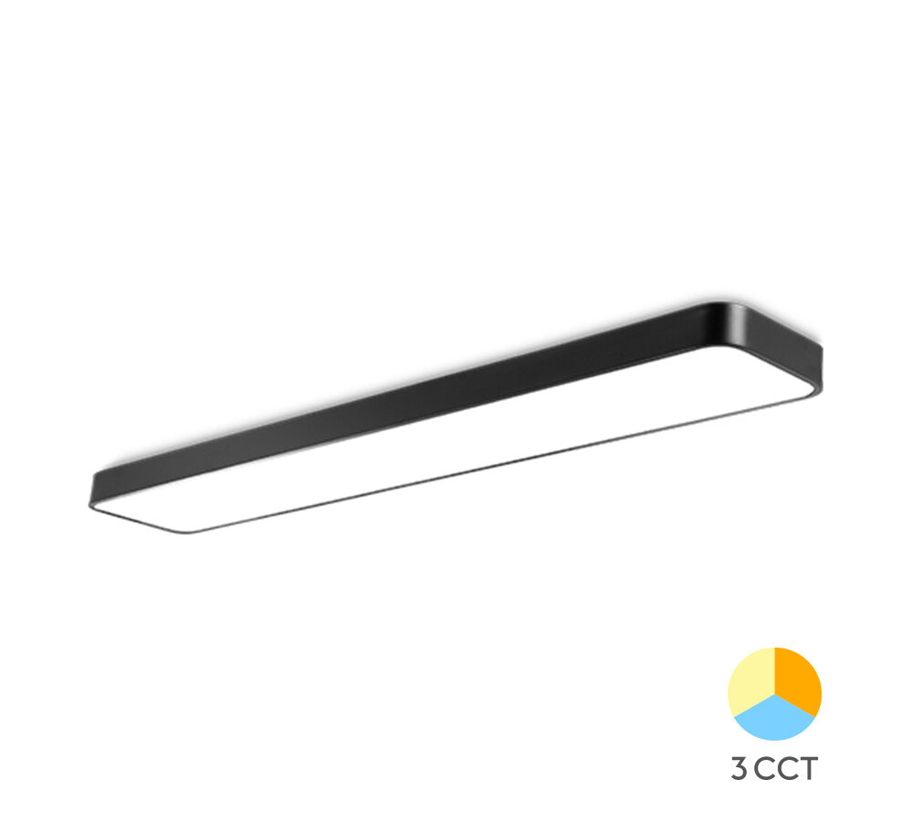 APLICA LED BLADE-LN NEGRU 45W 3IN1 (3000K-6500K) 1200X200 BRAYTRON