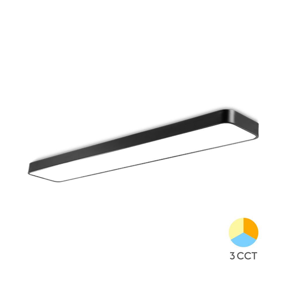 APLICA LED BLADE-LN NEGRU 45W 3IN1 (3000K-6500K) 1200X200 BRAYTRON
