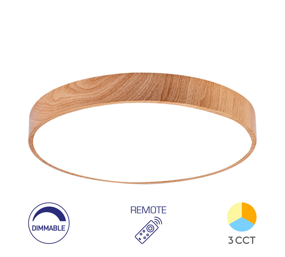 APLICA LED BLADE-SR LEMN 45W DIMABIL CU TELEC. 3 FUNCTII D500 BRAYTRON