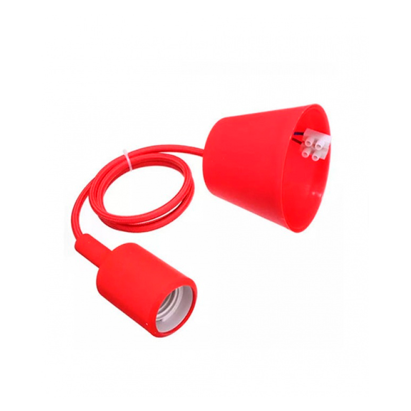 PENDUL CU DULIE E27 1MT ROSU BRAYTRON